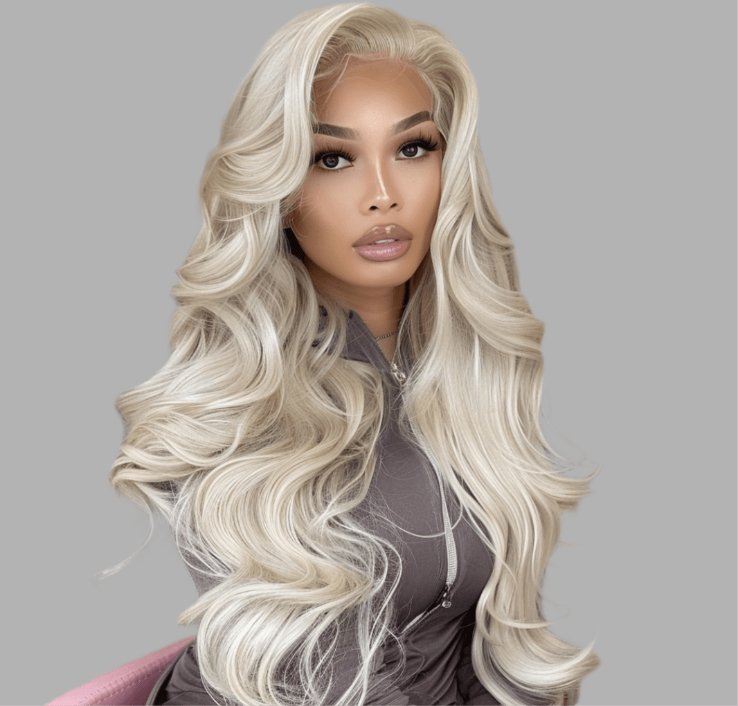 4x4 Blonde Hair Body Wave Closure - Bombshells Raw Hair Co