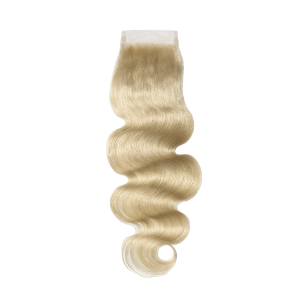 4x4 Blonde Hair Body Wave Closure - Bombshells