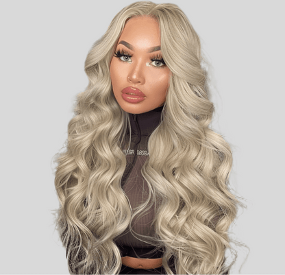 4x4 Blonde Hair Body Wave Closure - Bombshells Raw Hair Co