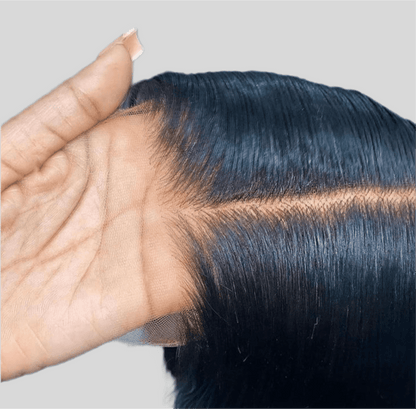 4x4 Body Wave Closure – Raw 100% Virgin Human Hair | Natural & Soft with Versatile Styling Options (Side or Middle Part) - Bombshells Raw Hair Co