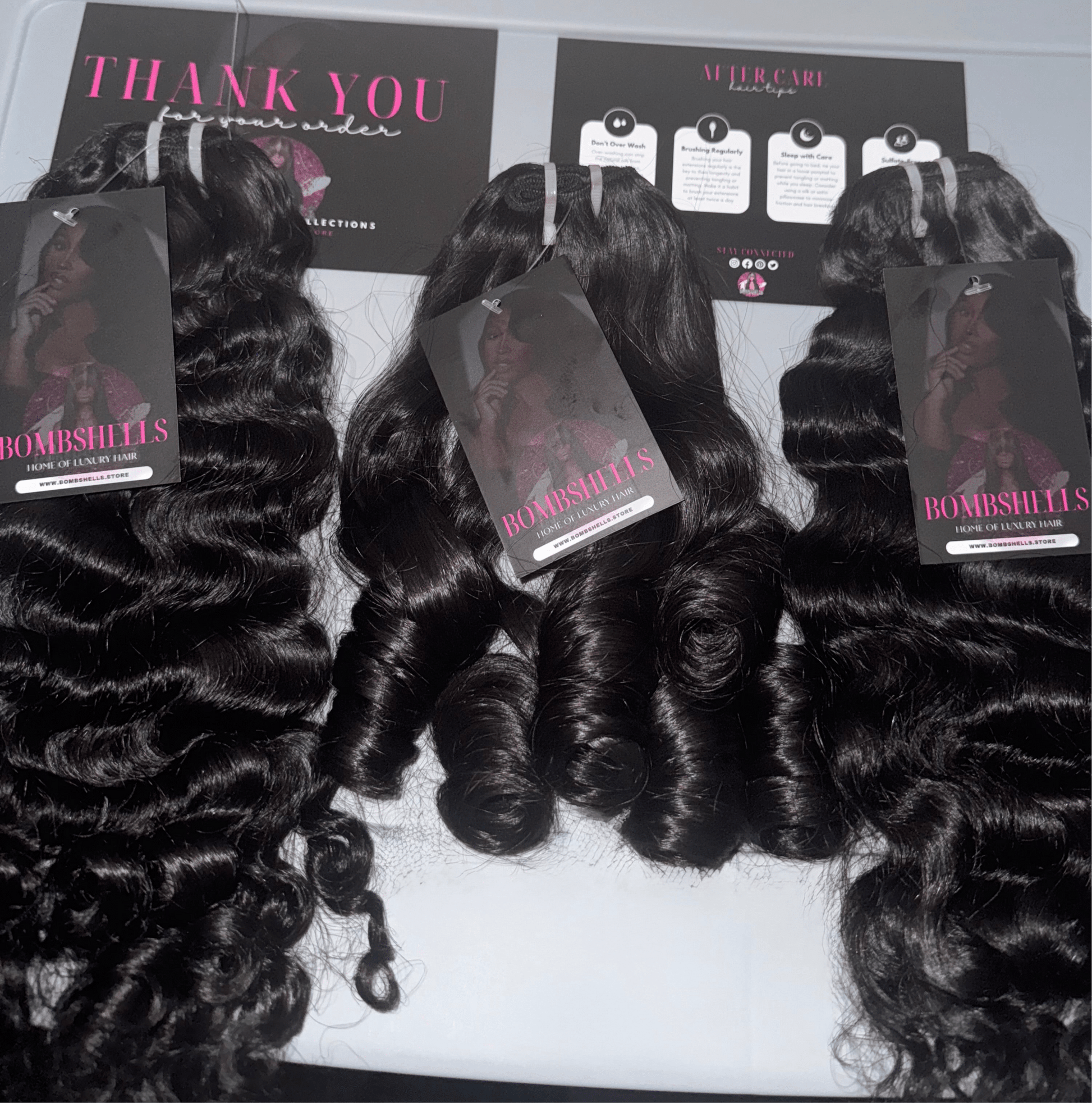 Raw Hair Bundle Deal (3 Bundles) – 100% Natural Human Hair - Bombshells Raw Hair Co